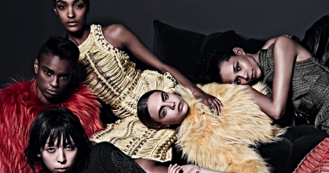 Кара Делевинь в рекламной кампании Balmain