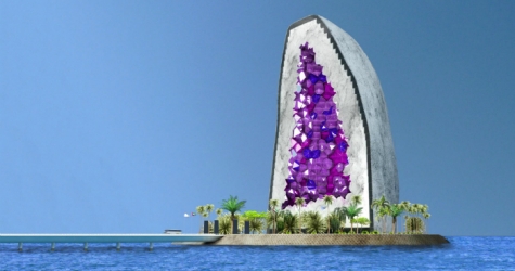 В Китае появятся отели в виде исполинских горных пород