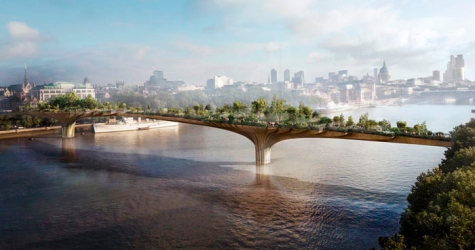 \"Мост-сад\" Томаса Хизервика в Лондоне: новые кадры проекта