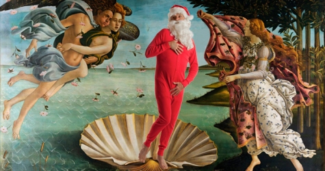 Санта-Клаусы на картинах Боттичелли, Дега и Моне