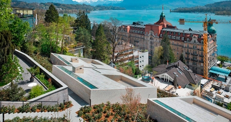 Неоклассические виллы на озере Люцерн