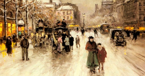 Новый год и Рождество в живописи