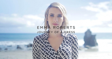 \"Путь платья\": Эмма Робертс в видео Diane von Furstenberg