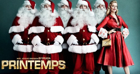 Рождественская кампания Printemps и Prada