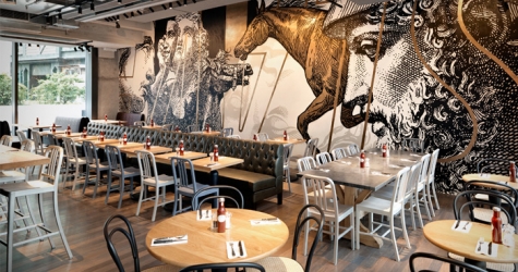 Мясной ресторан Beef & Liberty в Гонконге
