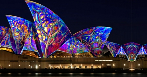 Фестиваль музыки и света Vivid в Сиднее