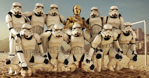 \"Симпсоны\" и \"Звездные войны\" в поддержку FIFA в Бразилии