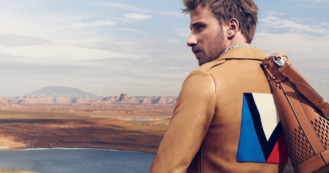 Маттиас Шонартс в мужской кампании Louis Vuitton