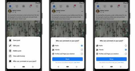 Пользователи Facebook смогут выбирать, кто будет комментировать их посты