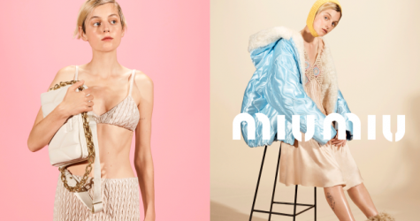 В новой рекламной кампании Miu Miu снялась актриса Эмма Коррин
