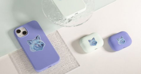 Maison Kitsuné представил коллекцию аксессуаров для iPhone в мятном и сиреневом цветах