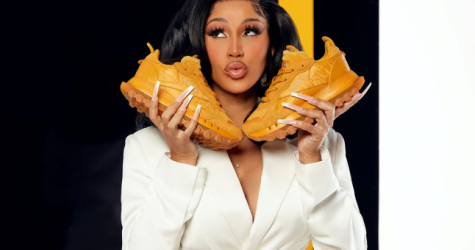 Cardi B и Reebok выпустили кроссовки Classic Leather в золотом цвете