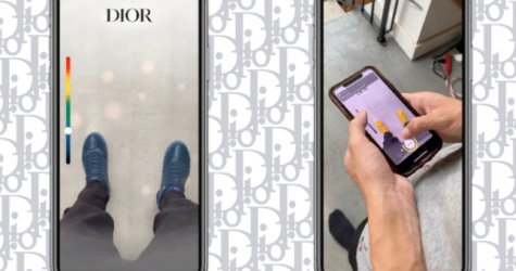 Dior выпустил линзу в Snapchat для продвижения кроссовок