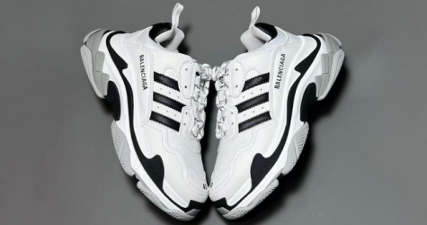 В Сети появились изображения кроссовок из коллаборации Balenciaga и adidas