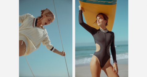 Эмма Уотсон в образе серфера снялась в кампании Prada Beauty