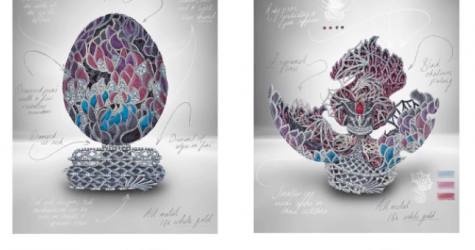 Fabergé создал драгоценное драконье яйцо в стиле «Игры престолов»