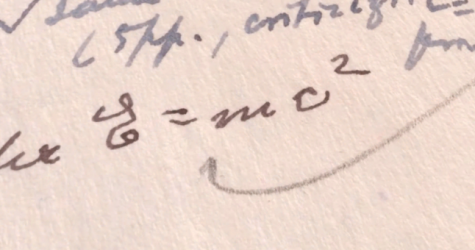 Письмо Альберта Эйнштейна с формулой E=mc² продали за 1,2 млн долларов