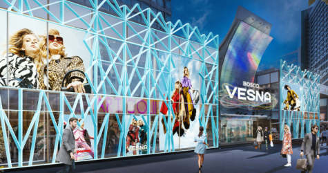 В торговом центре BoscoVesna появится современный диджитал-фасад