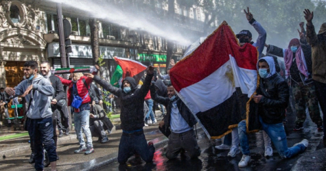 Несанкционированная акция в поддержку Палестины прошла в Париже