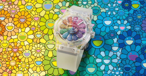 Hublot выпустил радужные часы в коллаборации с художником Такаси Мураками