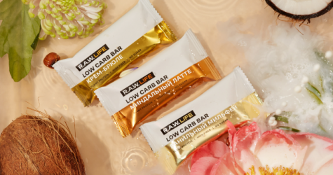 R.A.W. LIFE выпустил низкоуглеводные батончики со вкусами сливочных десертов