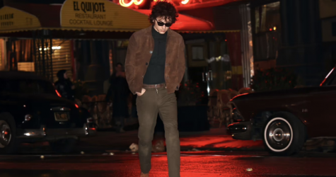 Появились первые кадры Тимоти Шаламе в образе Боба Дилана