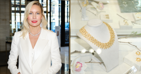 Елена Летучая и Елена Крыгина посетили презентацию ювелирного бренда Sevenworlds в ЦУМе