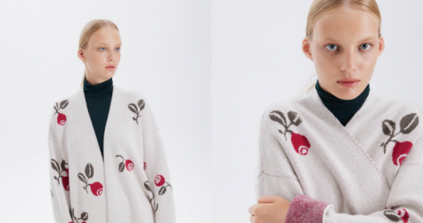 Онлайн-магазин Front выпустил кашемировые кардиганы с рябиной