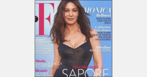 Моника Беллуччи снялась для новой обложки итальянского журнала F Magazine