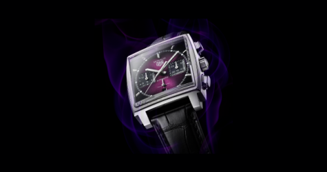 TAG Heuer выпустил лимитированную серию часов с фиолетовым циферблатом