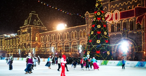 Новогодняя ГУМ-Ярмарка на Красной площади