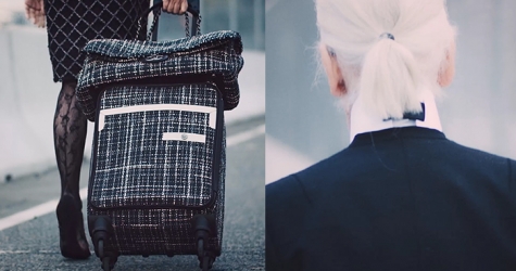 Карл Лагерфельд и Карин Ройтфельд сняли видео о чемоданах Coco Case