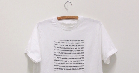 Футболка по мотивам текстов Jay-Z от редактора Vogue