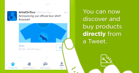 В Twitter появилась кнопка \"Купить\"