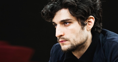 Луи Гаррель на премьере фильма \"Ревность\" в кинотеатре \"Пионер\"