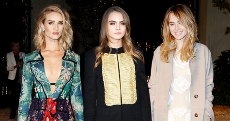 Гости показа Burberry Prorsum в Лос-Анджелесе