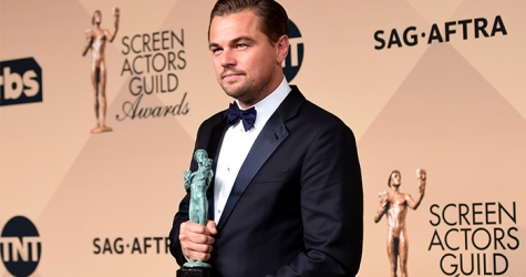 Леонардо ДиКаприо вручили премию Гильдии киноактеров США
