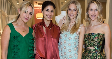 Поппи Делевинь на званом ужине Delpozo в Лондоне