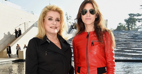 Гости показа Louis Vuitton, весна-лето 2015