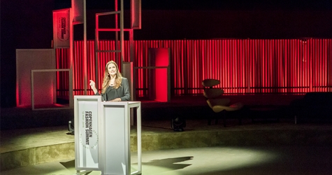 Ливия Ферт и Ханна Джонс на Copenhagen Fashion Summit