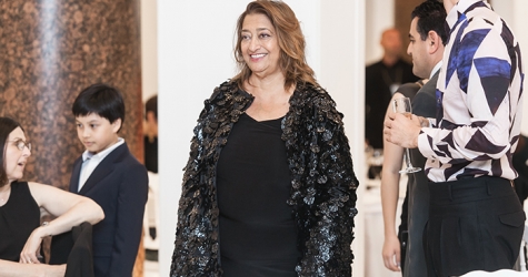 Торжественный прием в честь открытия выставки Захи Хадид