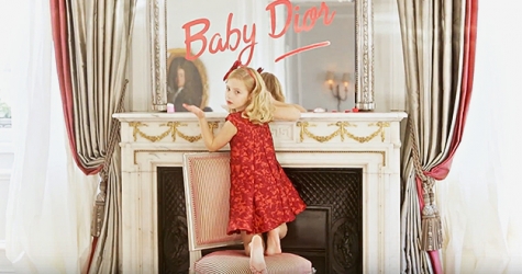 Dior презентовал коллекцию Baby Dior в милом видео