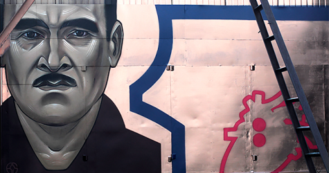 Новый сезон петербургского Музея стрит-арта посвящен столетию революции