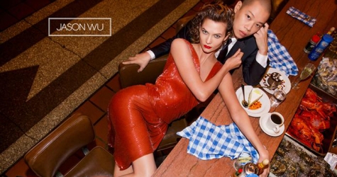 Первый взгляд: Джейсон Ву и Карли Клосс в рекламной кампании Jason Wu