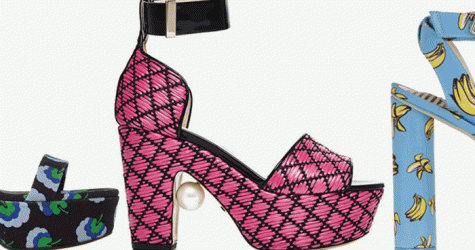 На заметку: узорные босоножки на платформе
