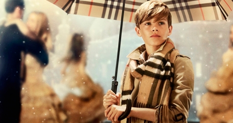 Ромео Бекхэм в рождественской кампании Burberry