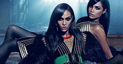 Сестры в новой кампании Balmain