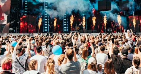 У «Газпром Арены» состоялся масштабный спортивно-музыкальный фестиваль