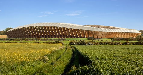 Бюро Захи Хадид построит первый в мире деревянный стадион