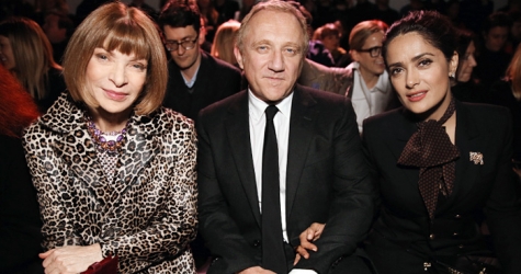 Гости показа Saint Laurent, осень-зима 2015